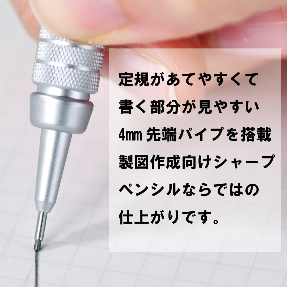 Pentel Lápiz mecánico, engranaje gráfico 500, para calado, 0.035 in (PG519)