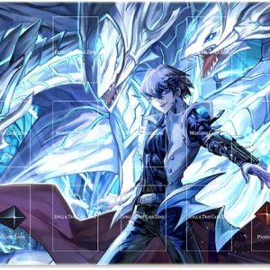 Alfombra de juego Kaiba Seto de ojos azules Dragón blanco alfombrilla de ratón TCG CCG Trading Card Game Mat + bolsa gratis (ZD039-28) Alfombra de juego Kaiba Seto de ojos azules Dragón blanco alfombrilla de ratón TCG CCG Trading Card Game Mat + bolsa gratis (ZD039-28)