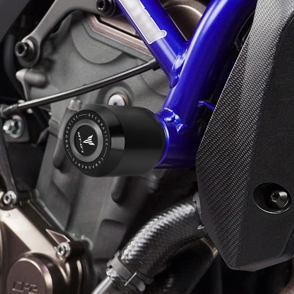 Protector de choque deslizante de marco de motocicleta compatible con Yamaha MT-07 FZ07 2014-2022  Protector de carenado del motor Protección contra