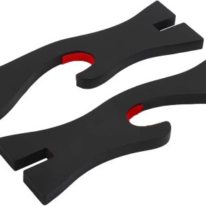 2 Tier Katana Sword Holder Black Bracket Hanger Red Cotton Display Stand 2 Tier Katana Sword Holder Black Bracket Hanger Red Cotton Display Stand