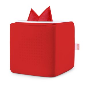 Funda para Toniebox, con tapa para orejas Tonie, resistente a las manchas, color rojo Funda para Toniebox, con tapa para orejas Tonie, resistente a las manchas, color rojo