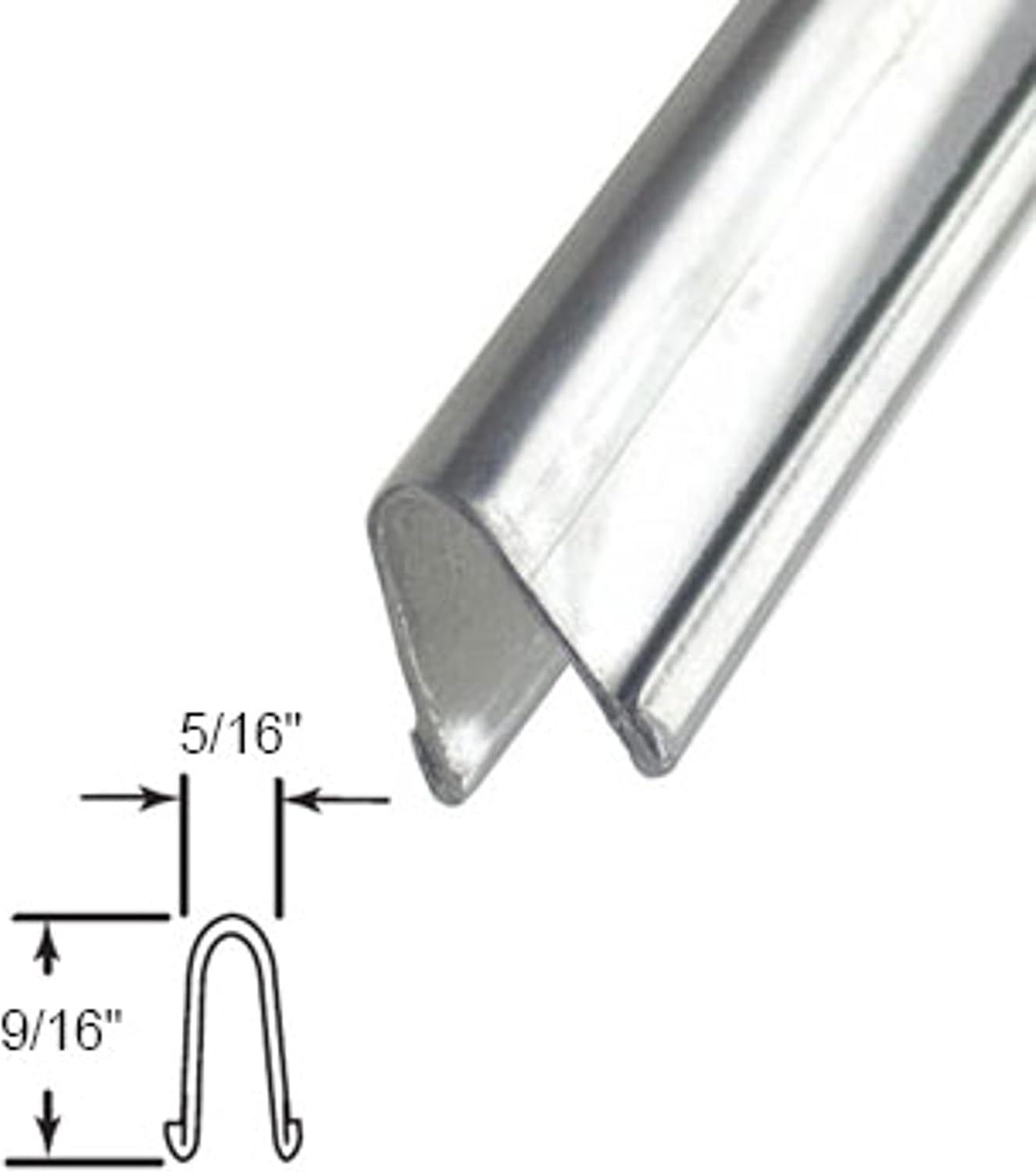 Cubierta de riel grande de alta calidad para puertas corredizas de vidrio de patio  Reparación de puertas correderas de repuesto de acero inoxidable