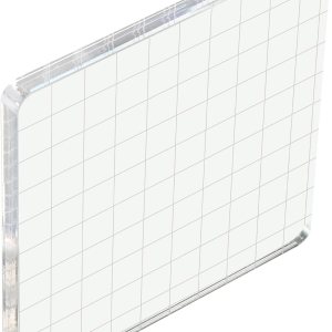 PATIKIL Bloque de sello acrílico de 4 x 4 pulgadas, bloque de estampado transparente con líneas de cuadrícula, bloques de montaje decorativos PATIKIL Bloque de sello acrílico de 4 x 4 pulgadas, bloque de estampado transparente con líneas de cuadrícula, bloques de montaje decorativos