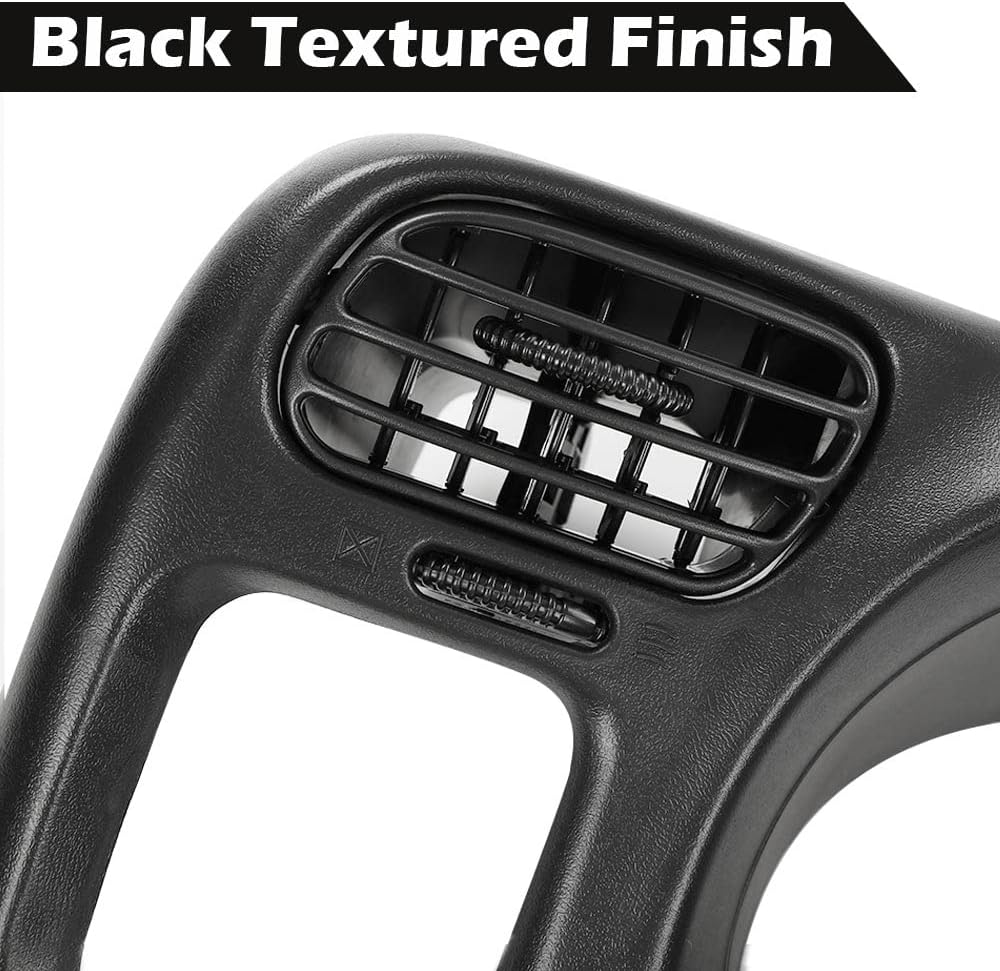 G-PLUS Cubierta de salpicadero compatible con Chevy Blazer S10GMC Jimmy Sonoma 1998-2004, color negro