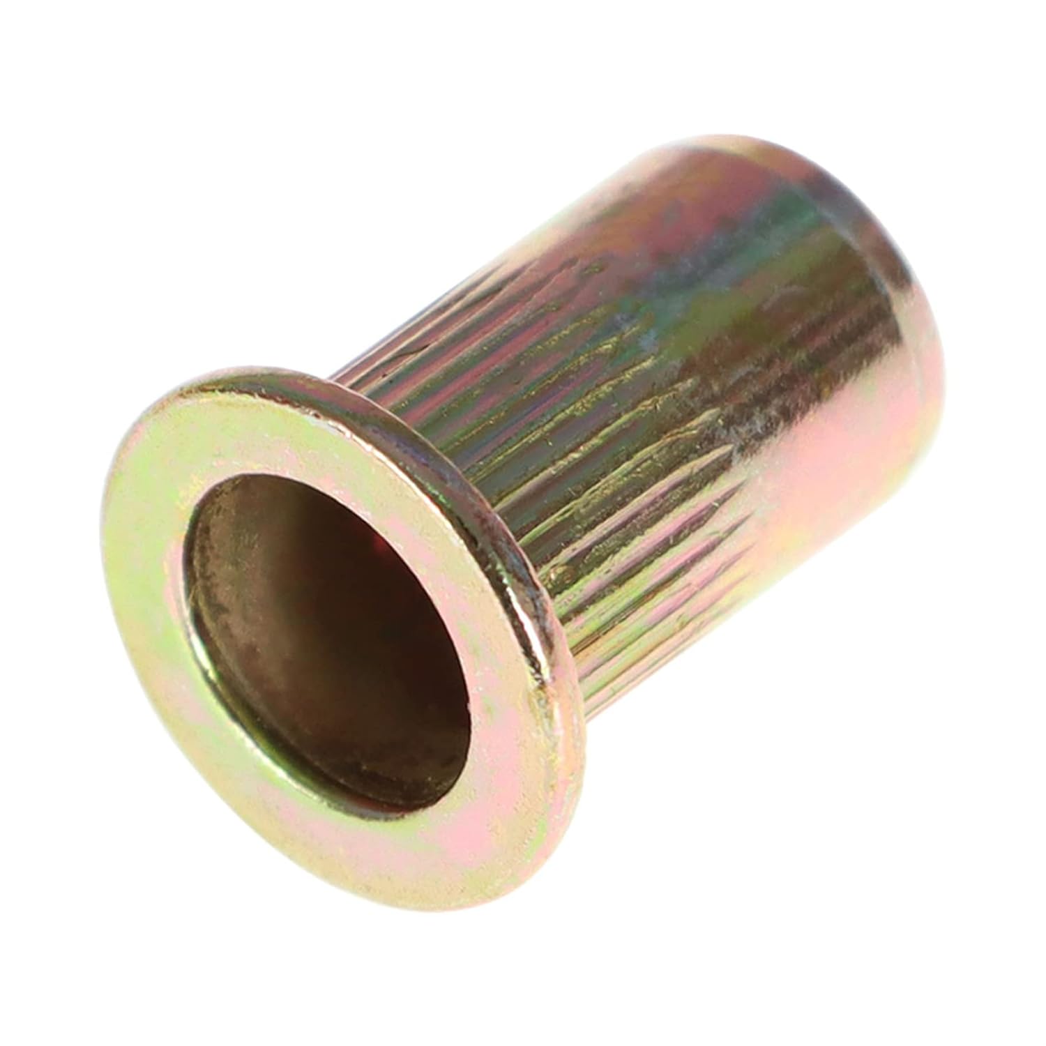 Timunr 100 piezas M6 Kit de tuercas remachadoras Kit surtido de tuercas de remache cabeza plana roscada tuerca de inserción