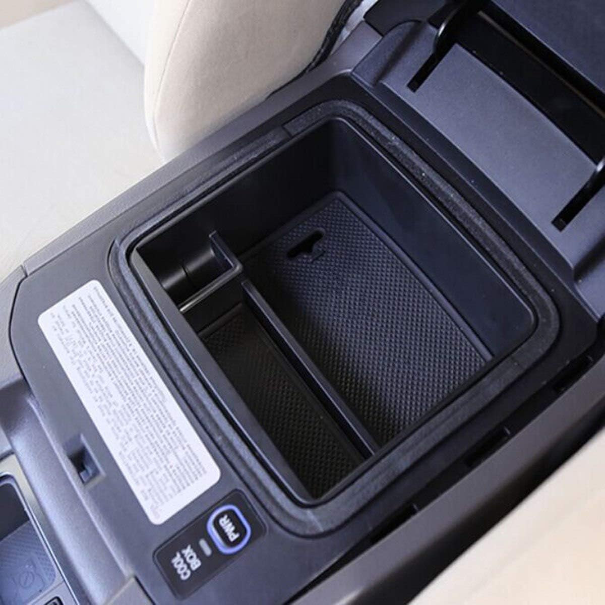 1 Unidades Reposabrazos Caja De Almacenamiento Con Estera Para Toyota Land Cruiser Prado FJ120 FJ150 2004-2015 Centro De Coche Cajas De