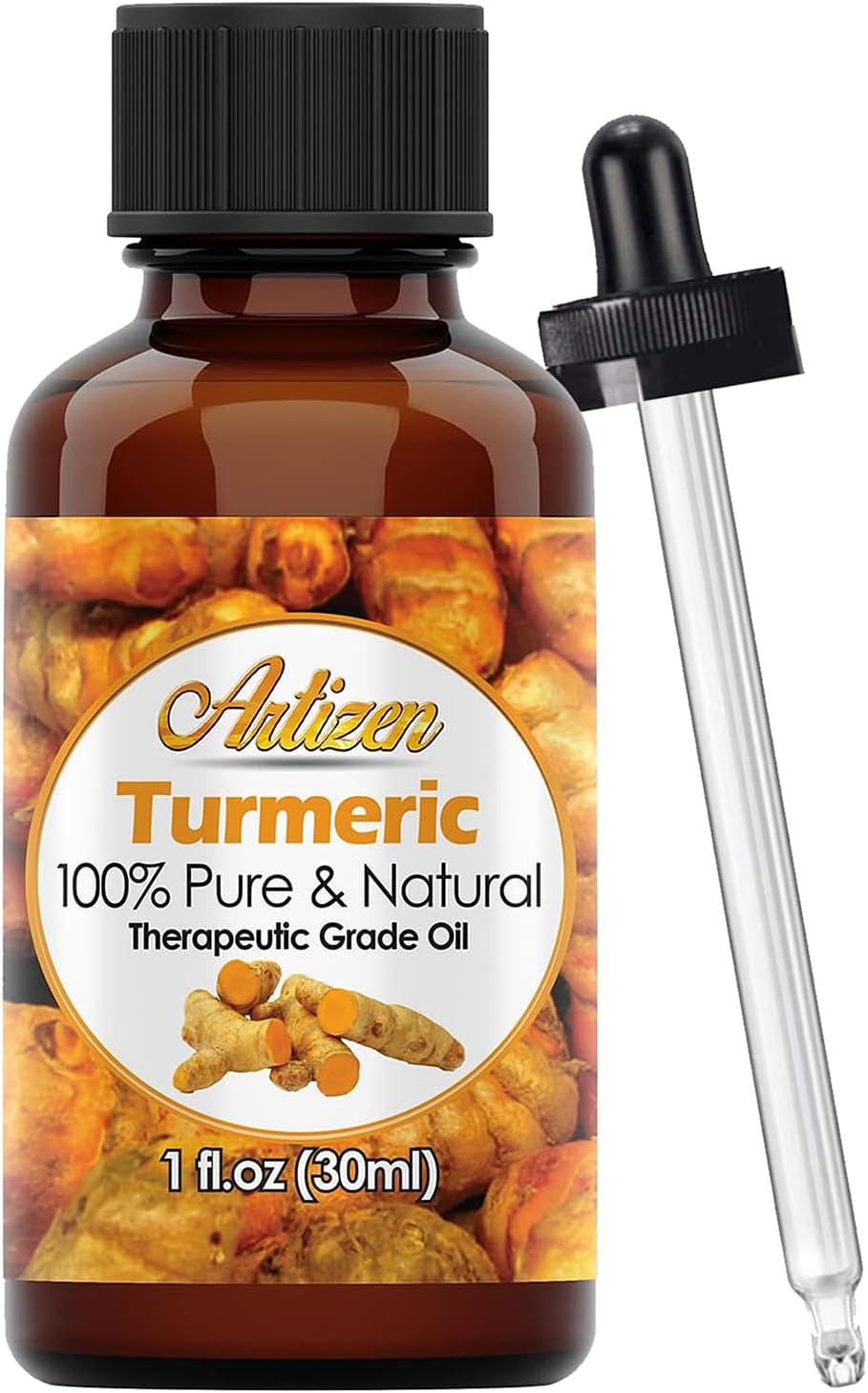 Aceite esencial Artizen (100% puro y natural, sin diluir) de calidad terapéutica, botella gigante. Ideal para aromaterapia, relajación, terapia para