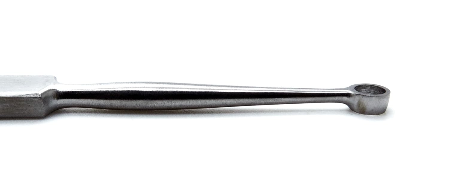Fox Dermal curettes Dermatología 5mm ENT 5.5″ Premium Acero Inoxidable Quirúrgico Instrumentos