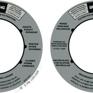 SPX0714G Etiqueta de válvula de filtro de arena para válvula multipuerto Hayward SP0714T SP0714 SP714, se adapta a válvulas de filtro de arena serie SPX0714G Etiqueta de válvula de filtro de arena para válvula multipuerto Hayward SP0714T SP0714 SP714, se adapta a válvulas de filtro de arena serie