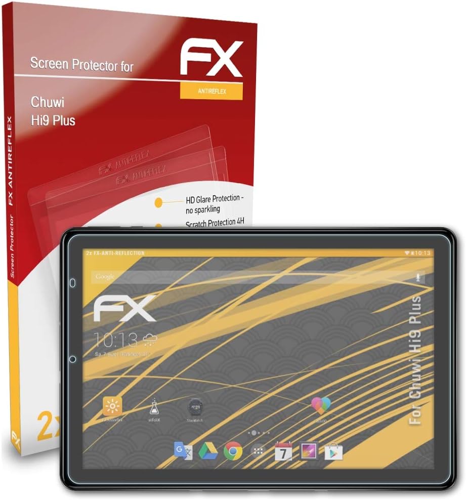 Protector de pantalla compatible con película protectora de pantalla Chuwi Hi9 Plus, antireflectante y absorbente de golpes (2X)