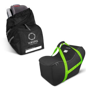 YOREPEK Bolsa de viaje para asiento de automóvil infantil compatible con todos los asientos y bases de automóvil Nuna Pipa, Chicco KeyFit 30 y base, YOREPEK Bolsa de viaje para asiento de automóvil infantil compatible con todos los asientos y bases de automóvil Nuna Pipa, Chicco KeyFit 30 y base,