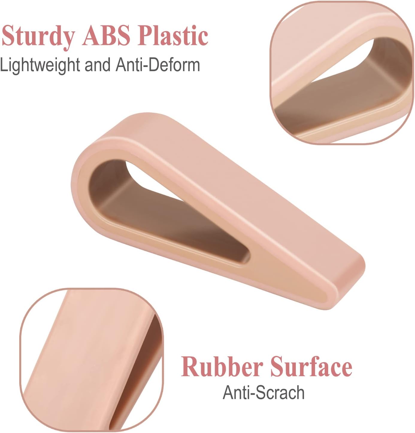 SUPBEE Soporte universal para teclado de computadora portátilcomputadora, 4 unidades Soporte elevador de cuña inclinable de goma para escritorio,