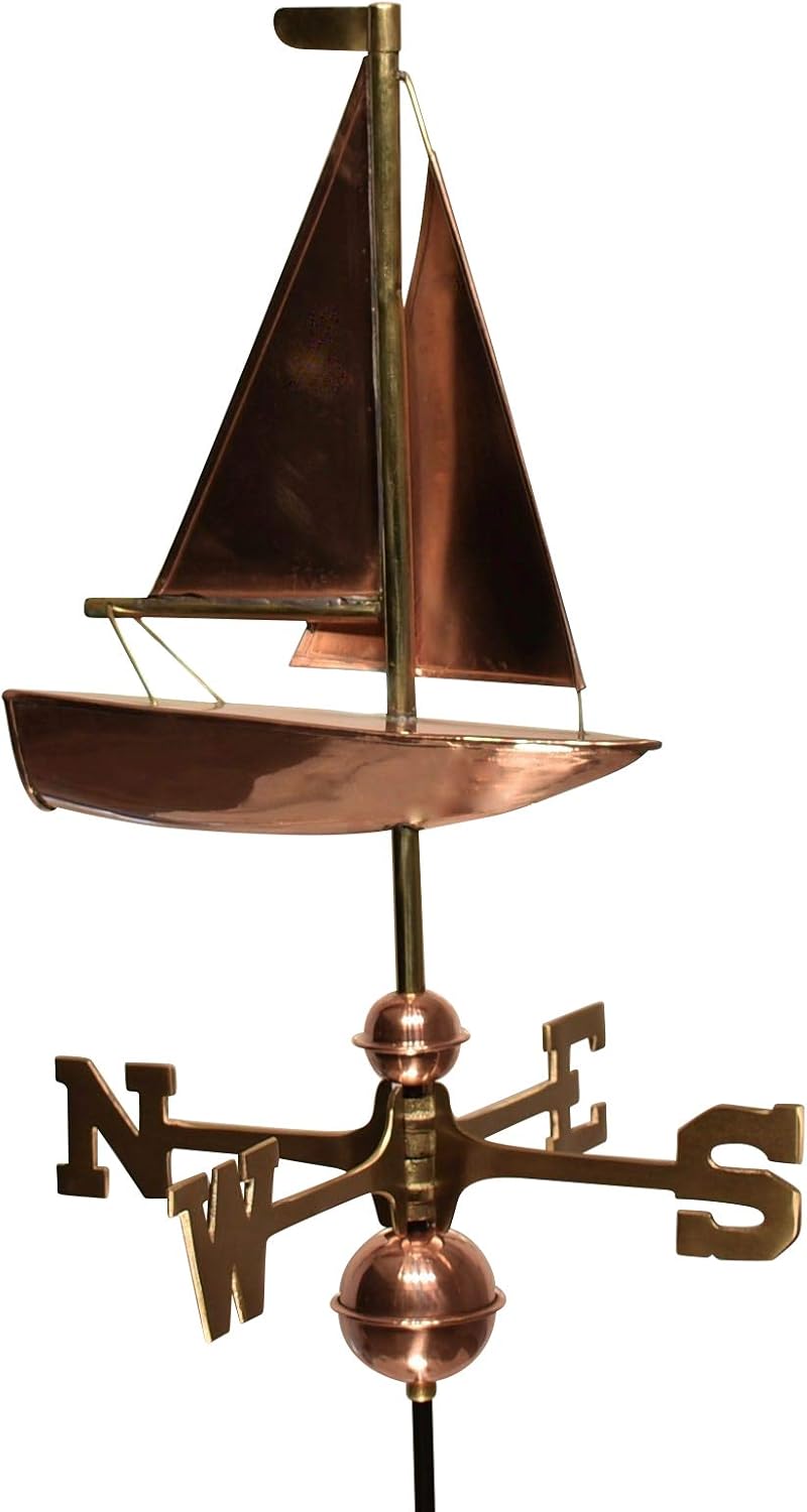 Veleta de velero 212C, cobre
