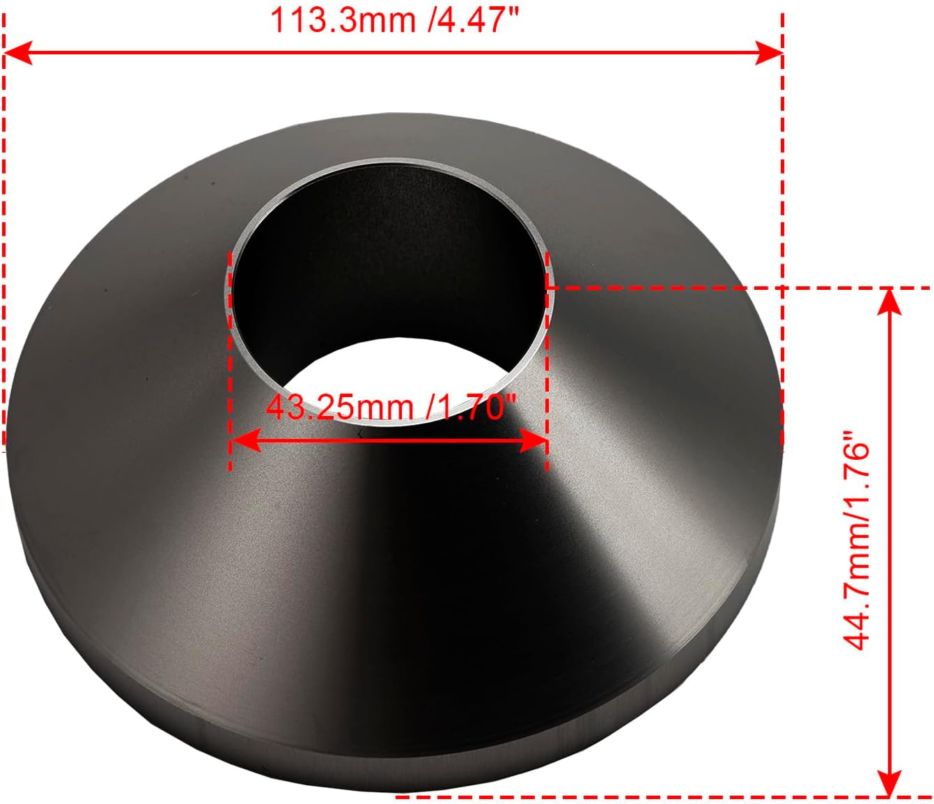 Areyourshop Para Harbor Freight Cambiador de neumáticos manual Cono de centrado de billete grande para carro de coche para poste central de 1.67