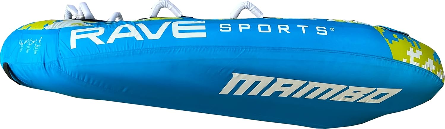 RAVE Sports Mambo Boat Tubo remolcable – Tubo inflable para 1-3 jinetes