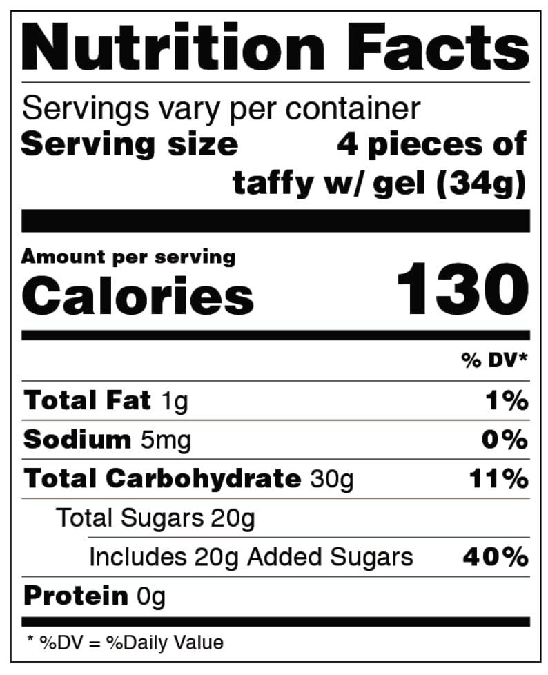 Juicy Drop Taffy – Caramelos masticables surtidos con bolígrafo de gel ácido, paquete de 4 por Lyza’s Sweets & Treats