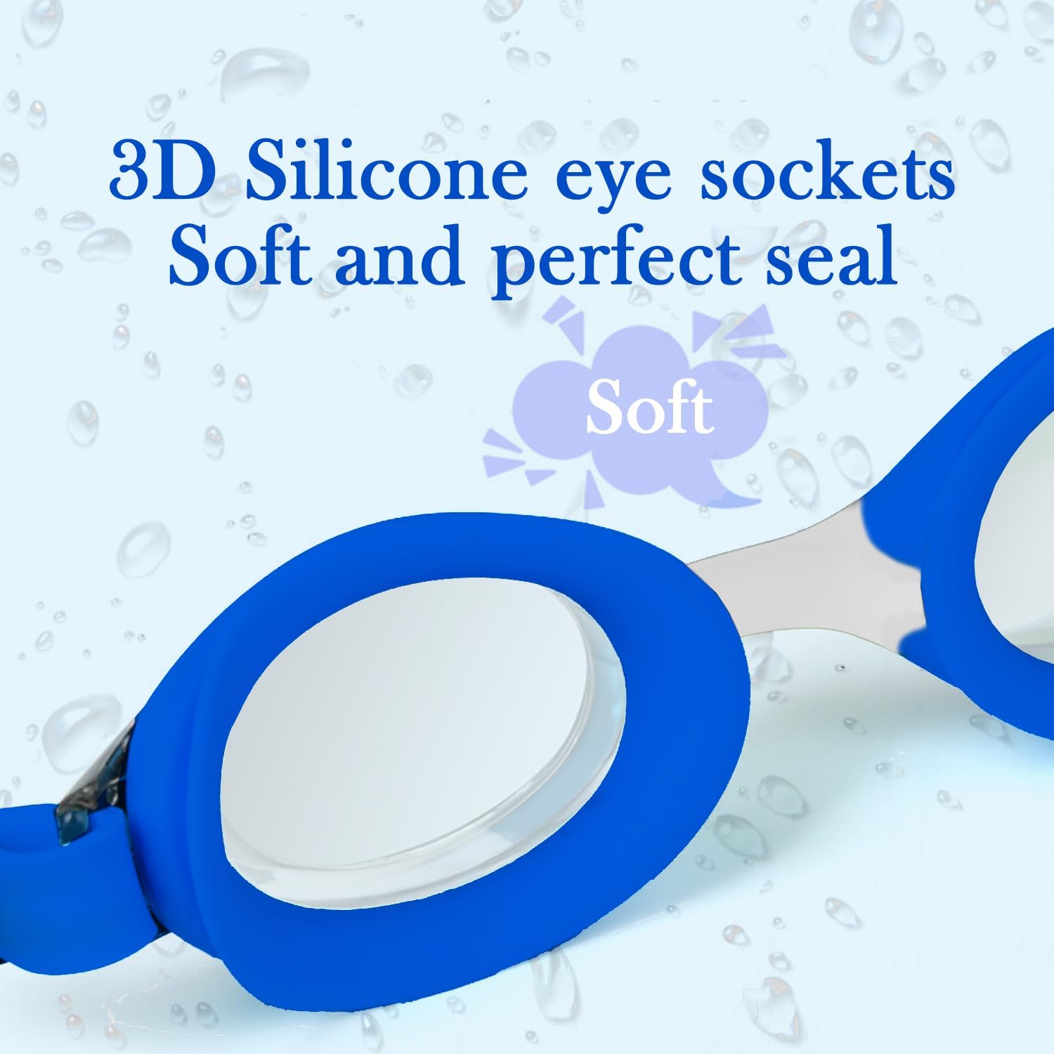 Kids Swimming Goggles High-definition Anti-fog,Anti-ultraviolet, Swim Glasses With Full Protection For Kids Age 3-15