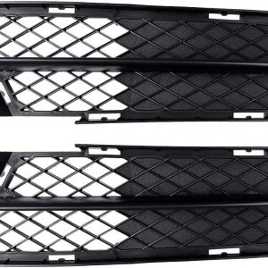AMOPA CORP – Cubierta de rejilla delantera negra mate para rejilla de ventilación de luz antiniebla compatible con BMW Serie 3 E90 Sedan E91 Wagon AMOPA CORP – Cubierta de rejilla delantera negra mate para rejilla de ventilación de luz antiniebla compatible con BMW Serie 3 E90 Sedan E91 Wagon