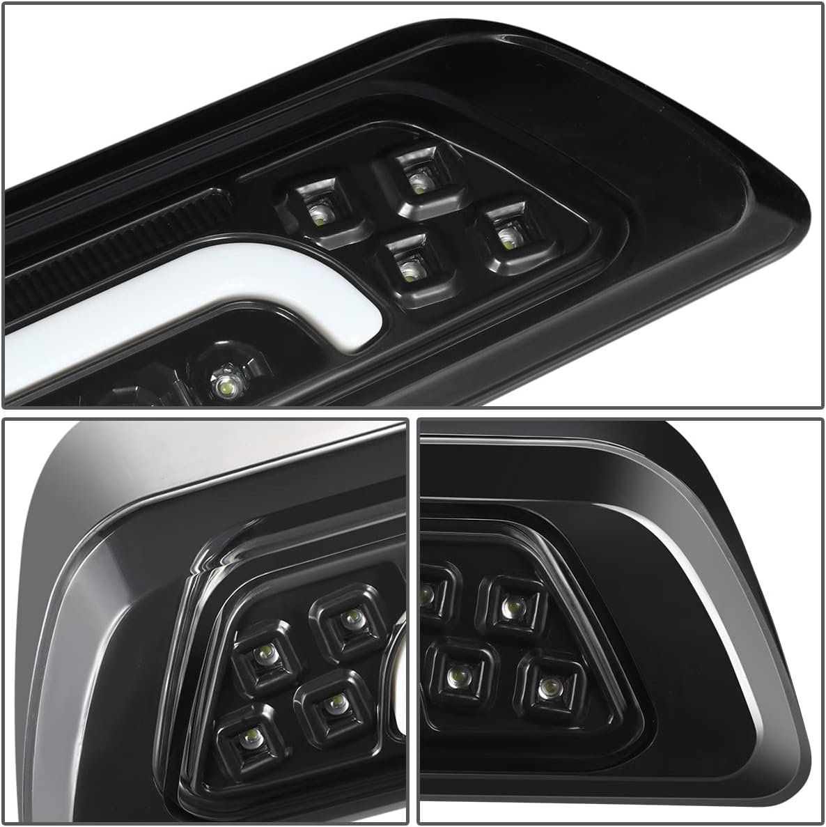 3BL-ZTL-009-CH Lente CLear LED 3D LED de 2 etapas secuencial tercera luz de freno compatible con Tundra 2007-2020