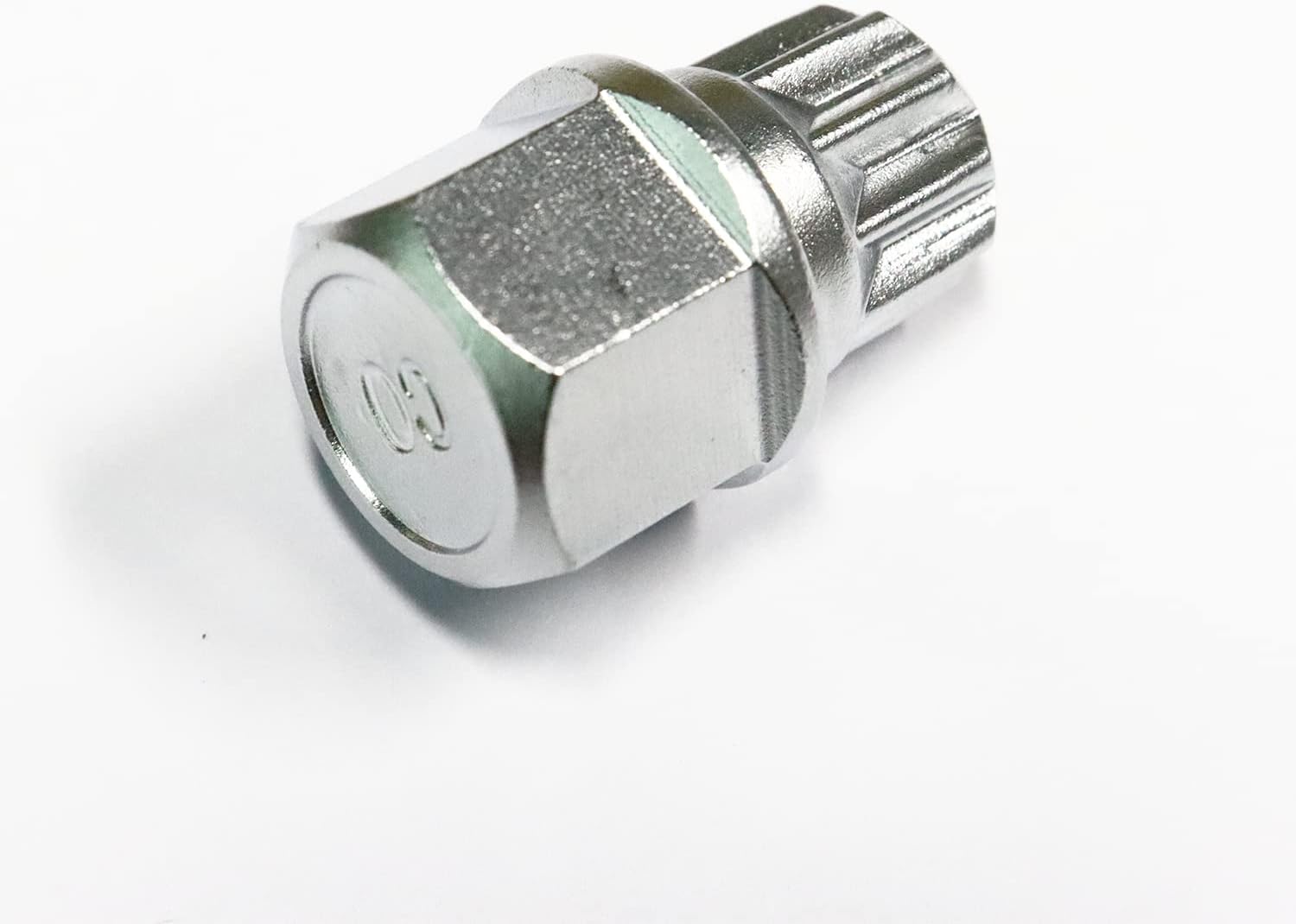 Llave de bloqueo de rueda ABC 0-9 de acero cromado para VW, herramientas de extracción de tuercas de orejeta de bloqueo, llave de bloqueo de rueda