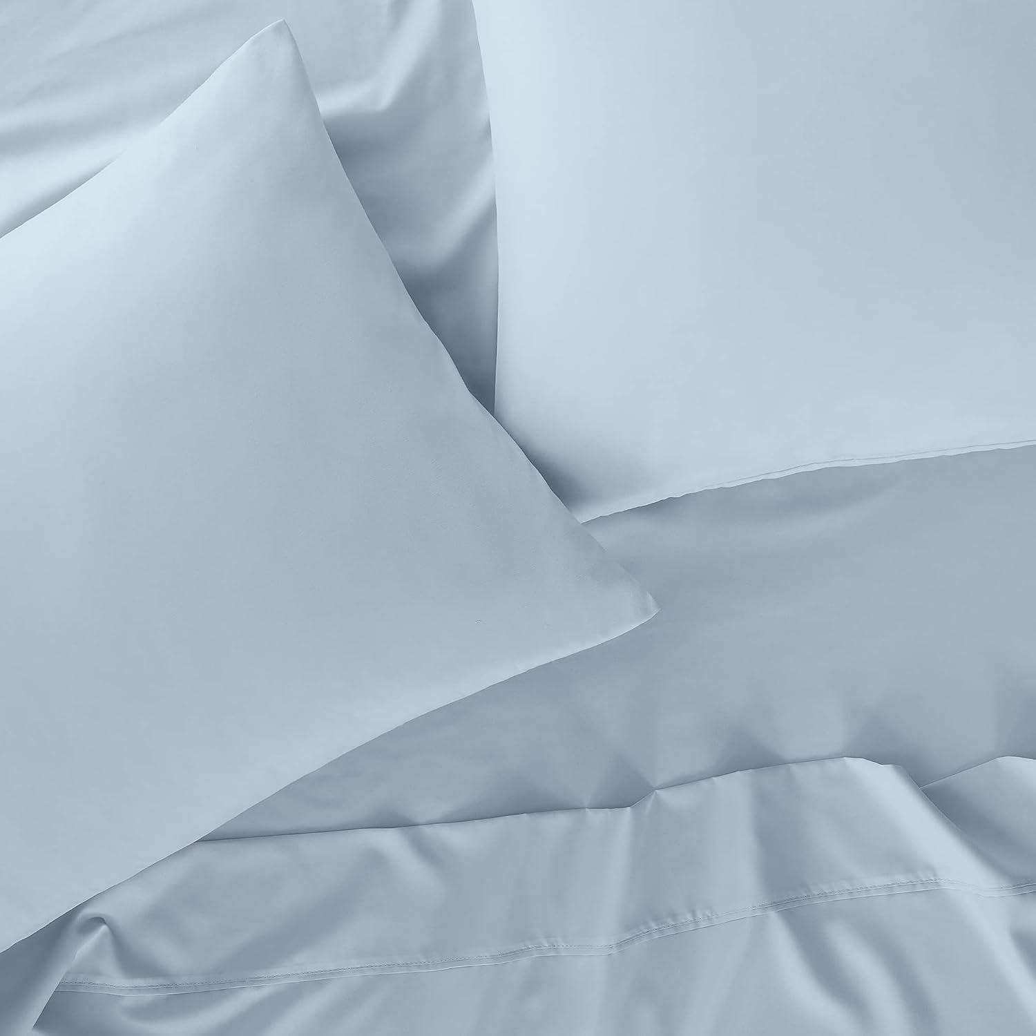 SERTA Simply Clean – Juego de sábanas de 4 piezas con bolsillo profundo, hipoalergénicas, resistentes a las manchas, tamaño matrimonial, color