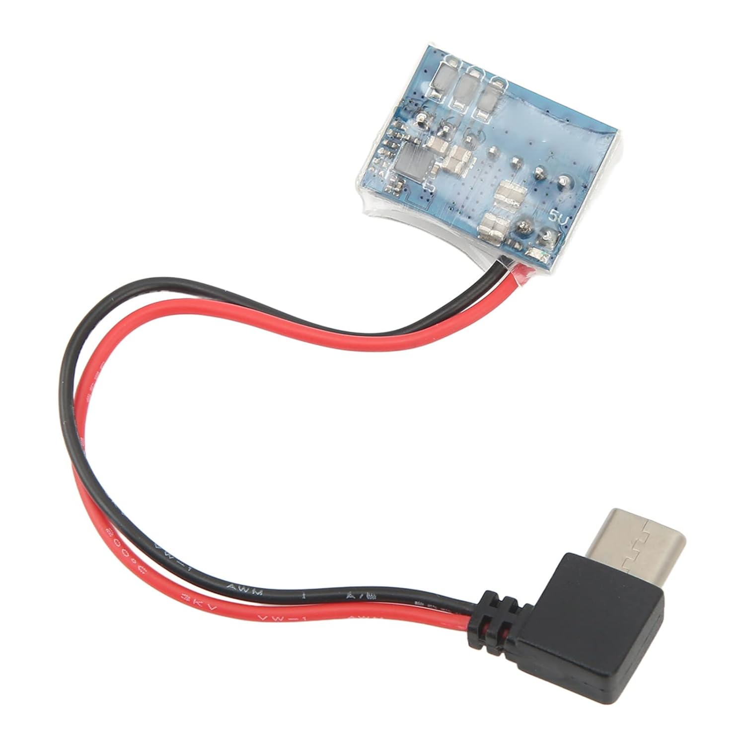FPV Drone – Cable de carga para cámara tipo C a 5 V, actualizado a 90 grados para enchufe equilibrado, cable de alimentación duradero y seguro para