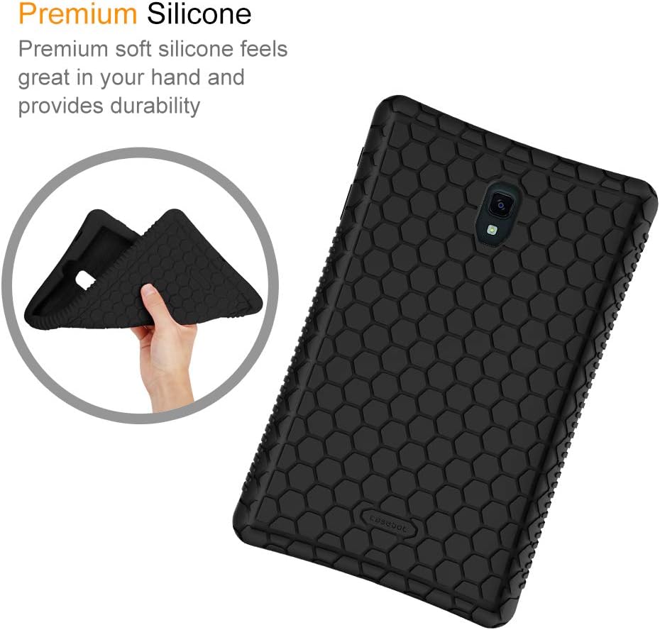 Fintie Funda de silicona para Samsung Galaxy Tab A 10.5 2018 Modelo SM-T590T595T597, Serie Honey Peine Kids Friendly Funda protectora ligera a