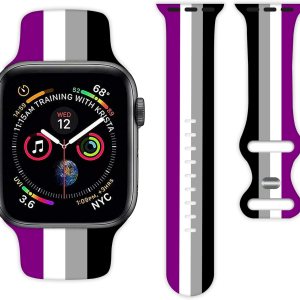 Pride – Correa de reloj compatible con Apple Watch de 1.496 pulgadas, 1.575 pulgadas, 1.654 pulgadas, 1.732 pulgadas, 1.732 pulgadas, correa de Pride – Correa de reloj compatible con Apple Watch de 1.496 pulgadas, 1.575 pulgadas, 1.654 pulgadas, 1.732 pulgadas, 1.732 pulgadas, correa de