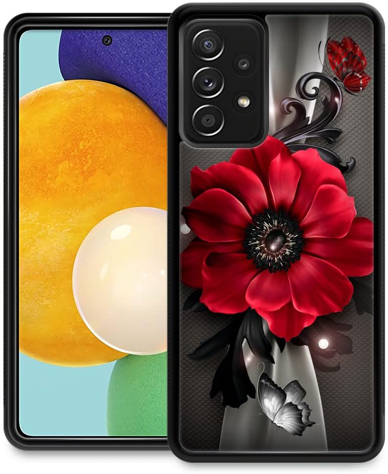 Funda compatible con Samsung Galaxy A53 5G, diseño de patrón de policarbonato duro, funda protectora de TPU suave antideslizante para Samsung Galaxy