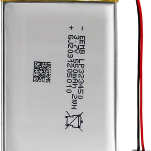 EEMB Batería recargable de iones de polímero de litio de 3.7V 550mAh 323450 Lipo con conector JST Asegúrese de que la polaridad del dispositivo EEMB Batería recargable de iones de polímero de litio de 3.7V 550mAh 323450 Lipo con conector JST Asegúrese de que la polaridad del dispositivo