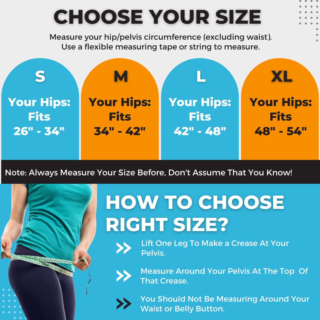 Backwonder Cinturón de apoyo para la espalda, soporte para nervio ciático para espalda Si, para mujeres y hombres, cinturón de soporte perfecto para