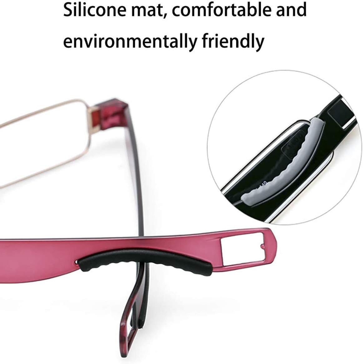 Gafas de lectura compactas, ligeras, portátiles, con bloqueo de luz azul