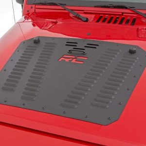 Rough Country Rejilla de capó para Jeep Wrangler JK 2007-2018 – 10527 Rough Country Rejilla de capó para Jeep Wrangler JK 2007-2018 – 10527