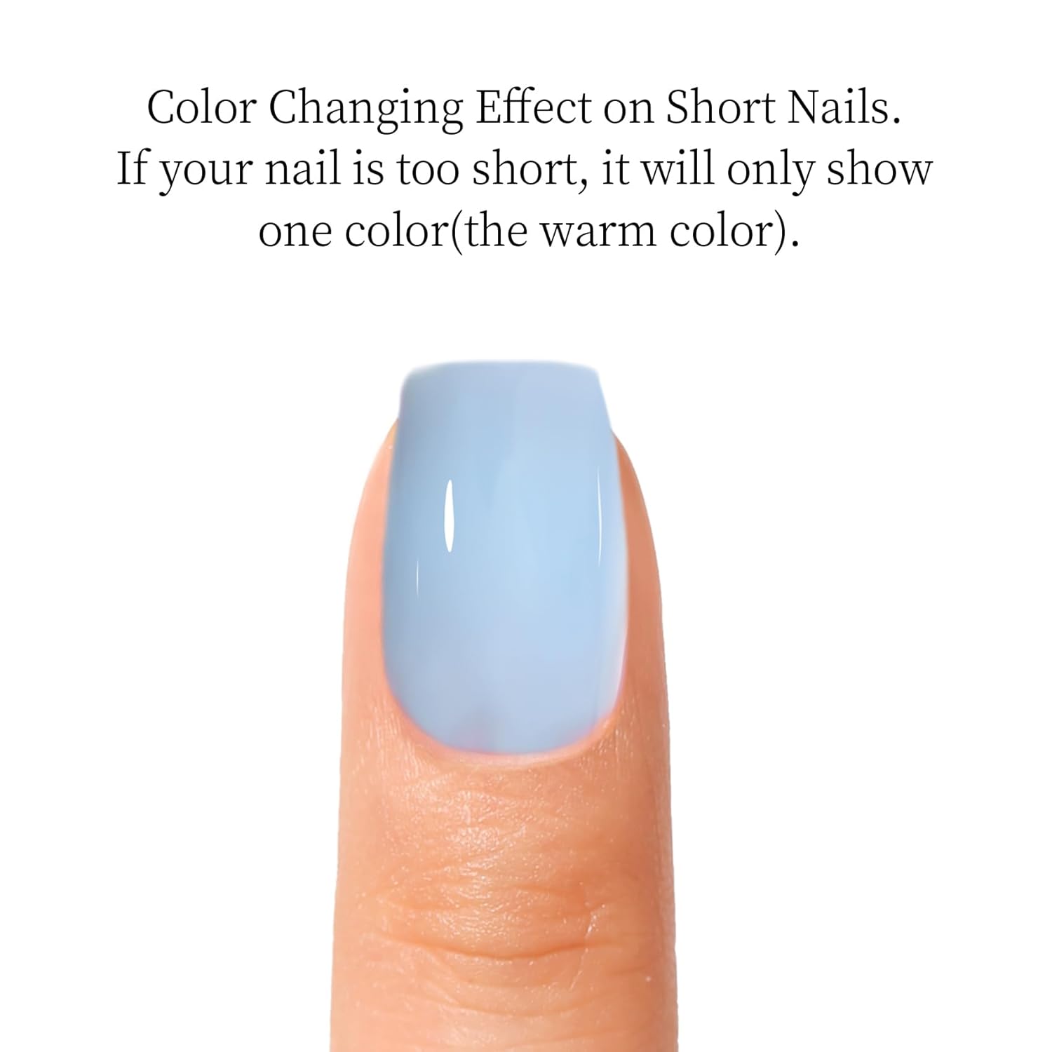 MAYCHAO Esmalte de uñas de gel que cambia de color de 0.5 onzas líquidas, 1 unidad de esmalte de gel con cambio de temperatura, color magenta, azul