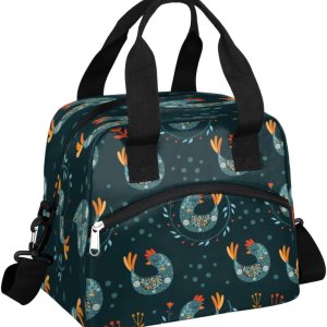 XMNYGJ Bolsa de almuerzo aislada para mujeres y hombres, bolsa de pollo a prueba de fugas, grande, reutilizable, para adultos, con correa ajustable XMNYGJ Bolsa de almuerzo aislada para mujeres y hombres, bolsa de pollo a prueba de fugas, grande, reutilizable, para adultos, con correa ajustable