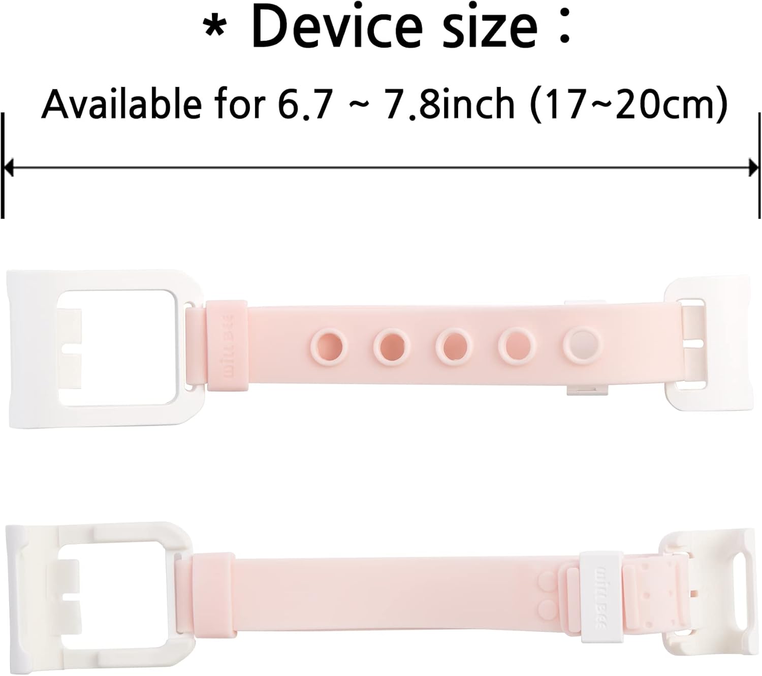 WiLLBee CLIPON Soft Dual (tamaño de dispositivo disponible 6.7  7.8 pulgadas) Universal E-Book correa de silicona agarre de mano soporte para dedos