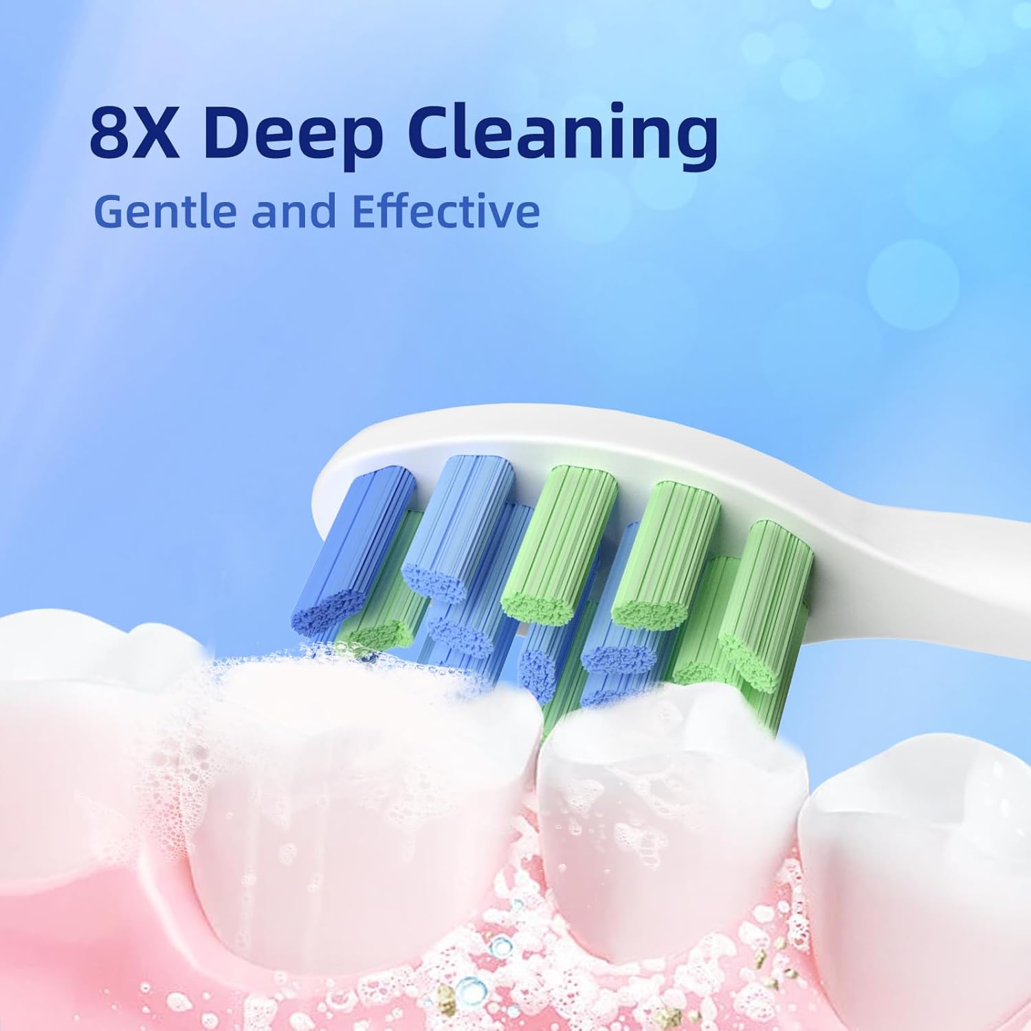 Cabezales de cepillo de repuesto para 7am2m AM101AM105 Sonic Electric Toothbrush – Recambios de cepillo de dientes compatibles con 7am 6.6 ft, 10
