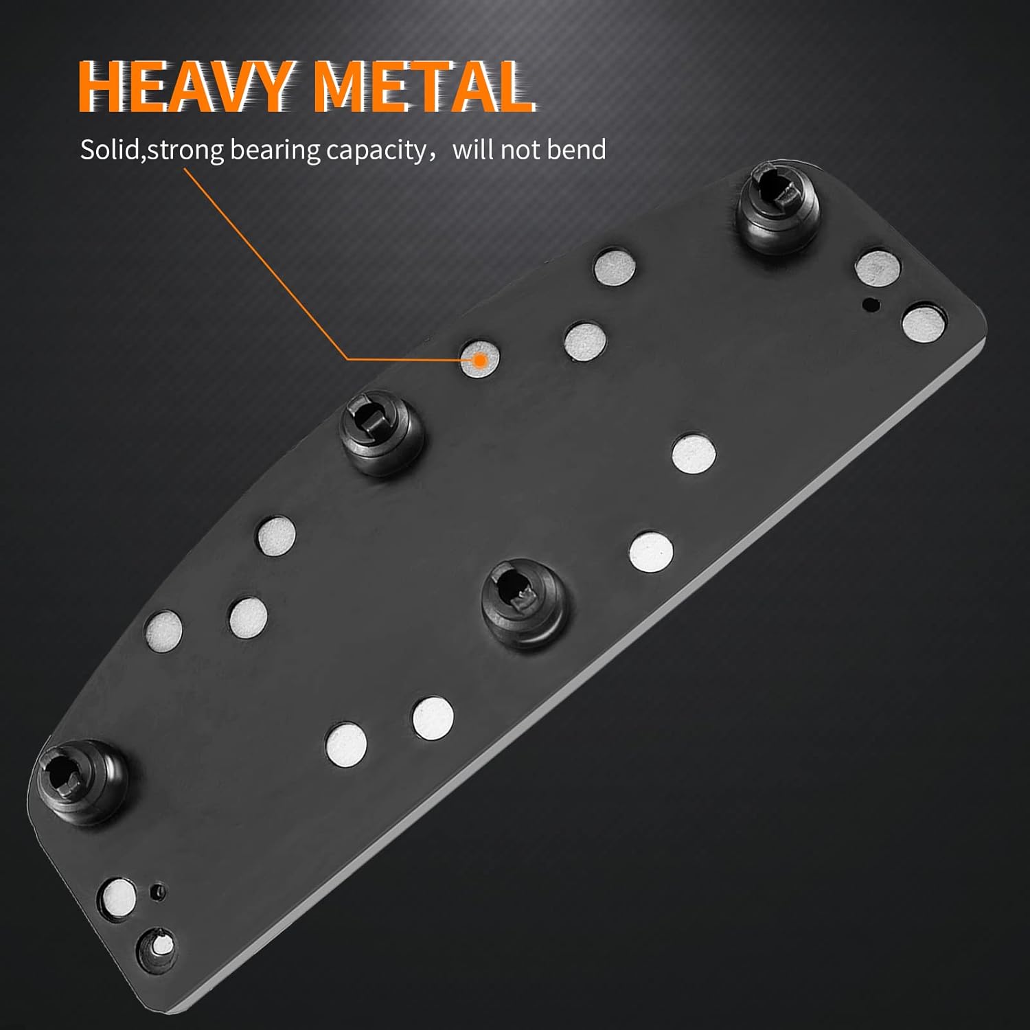 Estribo de goma delantero para motocicleta, estribo de pie ancho, pedales, almohadillas compatibles con Harley Touring Softail Road King Electra