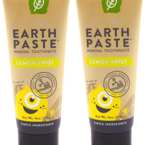 Redmond Earthpaste – Pasta dental natural sin flúor, tubo de 4 onzas (paquete de 2, Lemon Twist) Redmond Earthpaste – Pasta dental natural sin flúor, tubo de 4 onzas (paquete de 2, Lemon Twist)