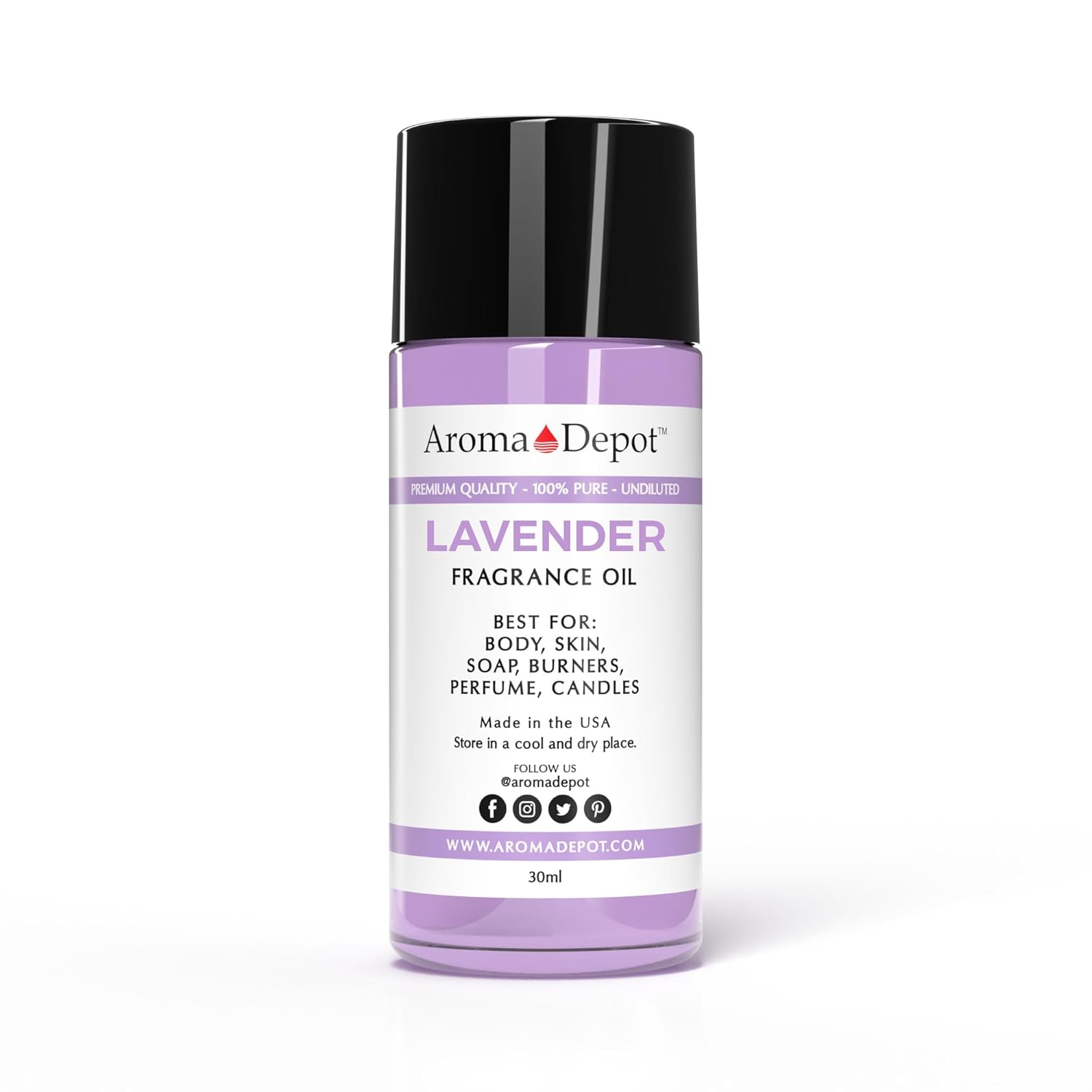 1.0 fl oz. Perfume Roll-on LavandaAceite de Fragancia Corporal de la Piel. Nuestra interpretación, puro sin cortar. Añade unas gotas a tu difusor de