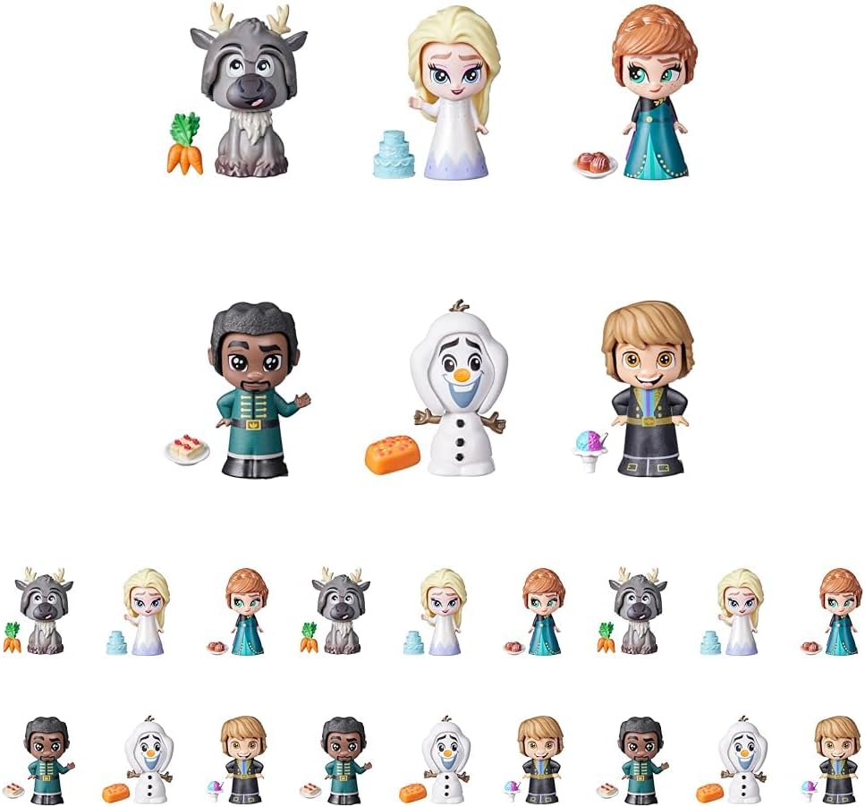 Disney Frozen 2 Twirlabouts Surprise – Caja ciega con muñeca y accesorio, juguete para niños de 3 años en adelante (paquete de 4)