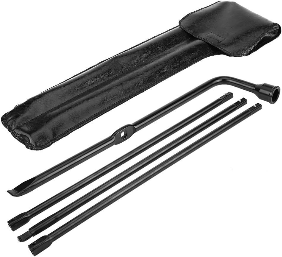 TOPINCN Jack Lug Nut Wrench Handle Kit, Anti Slip, Leather Case, Suitable forF250 350 450 550 2008 2016