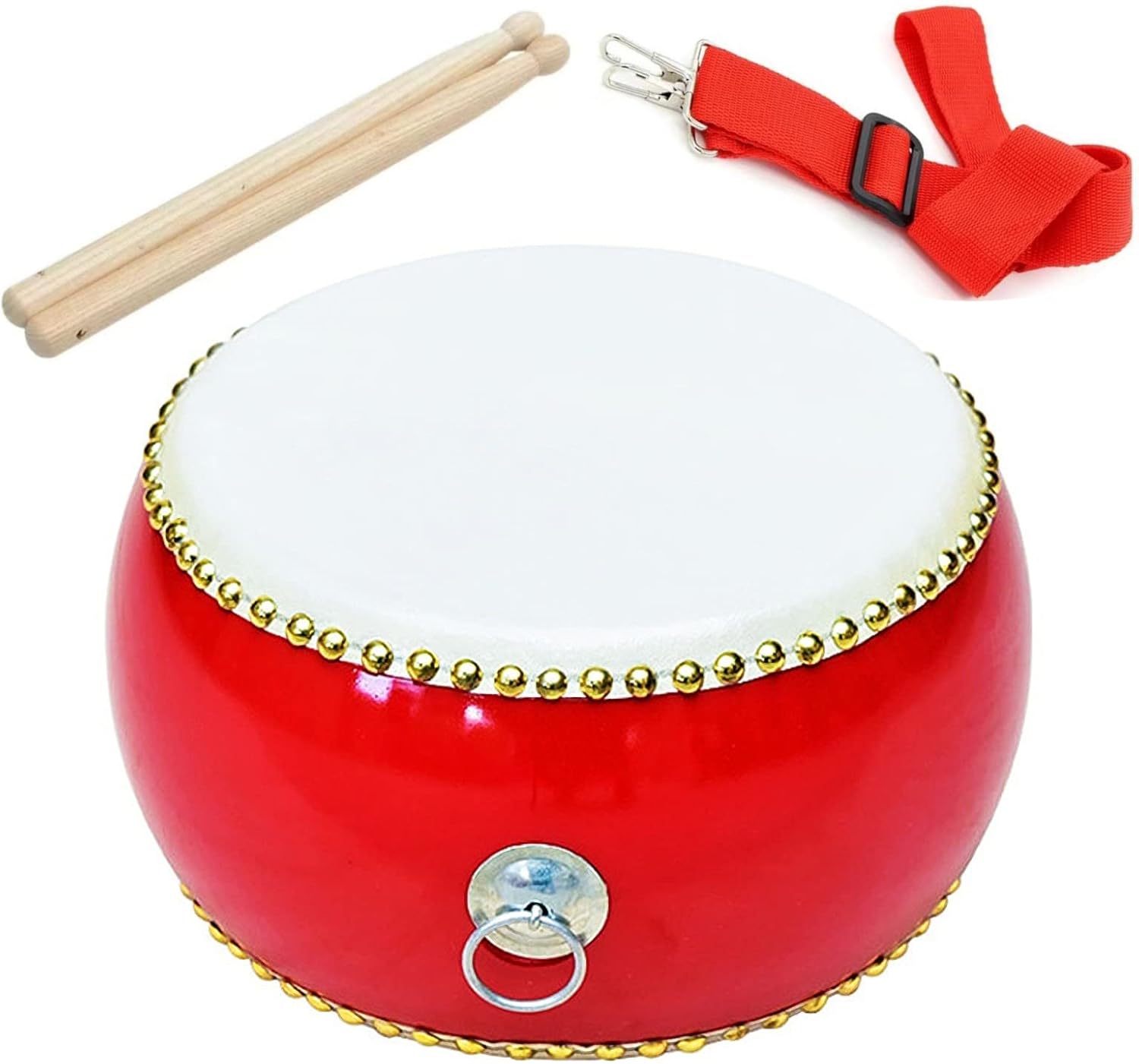 DSQSTMR Tambores Percusión Tambor Chino Tambor Mano Pandereta Taiko Bongos Regalos Musicales Instrumentos Para Niños Conjunto de Aprendizaje