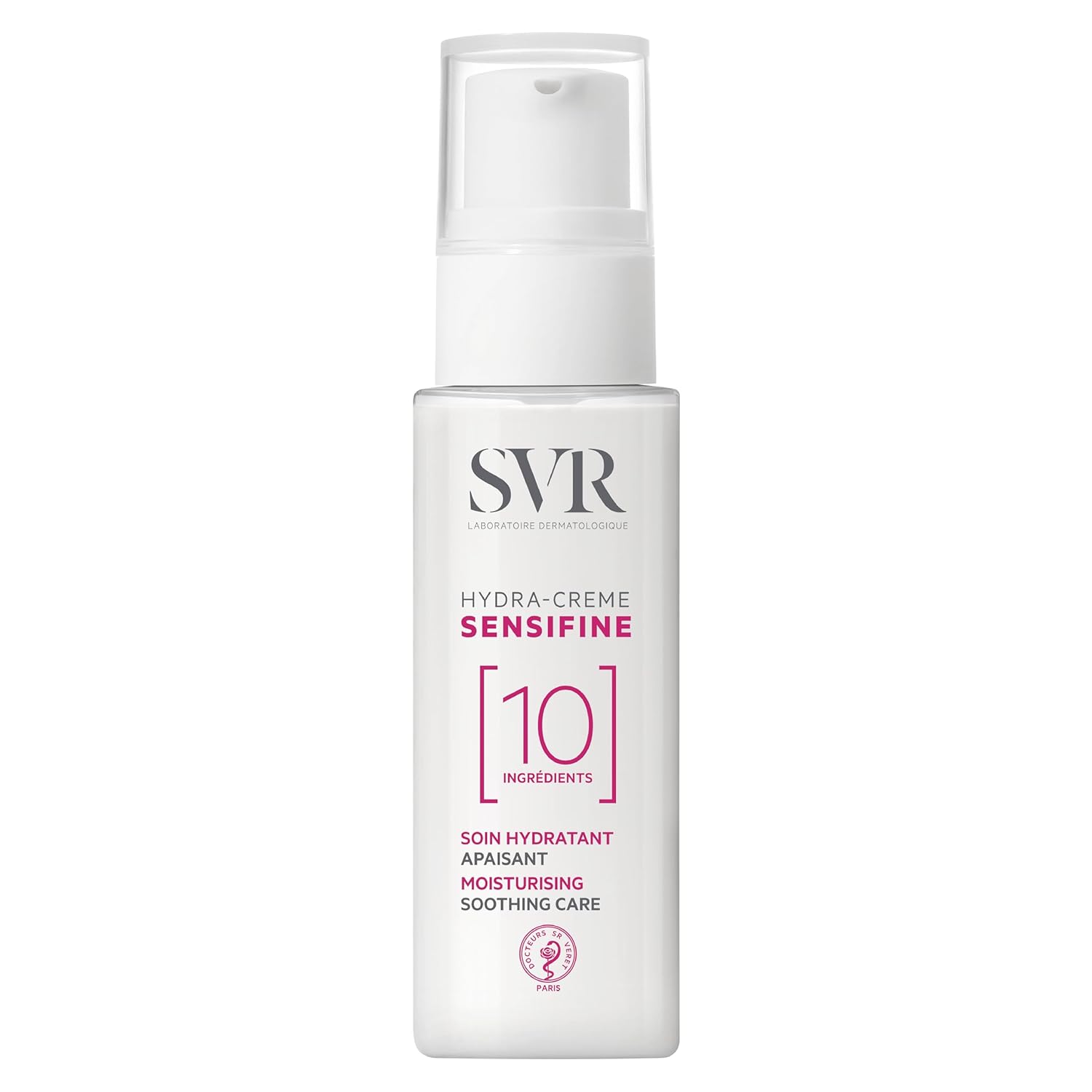 SVR Sensifine Hydra – Crema facial hidratante calmante para pieles deshidratadas normales a secas. Hidratante sin fragancia con 96% de ingredientes