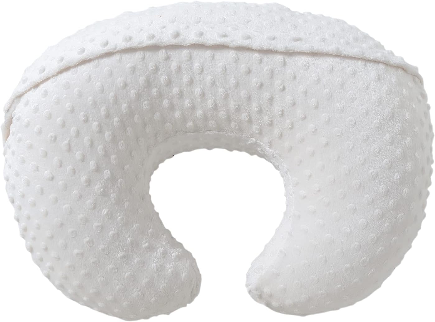 Almohada de lactancia y posicionador corporal con funda de Minky de primera calidad para lactancia materna para bebés niños y niñas, almohada de