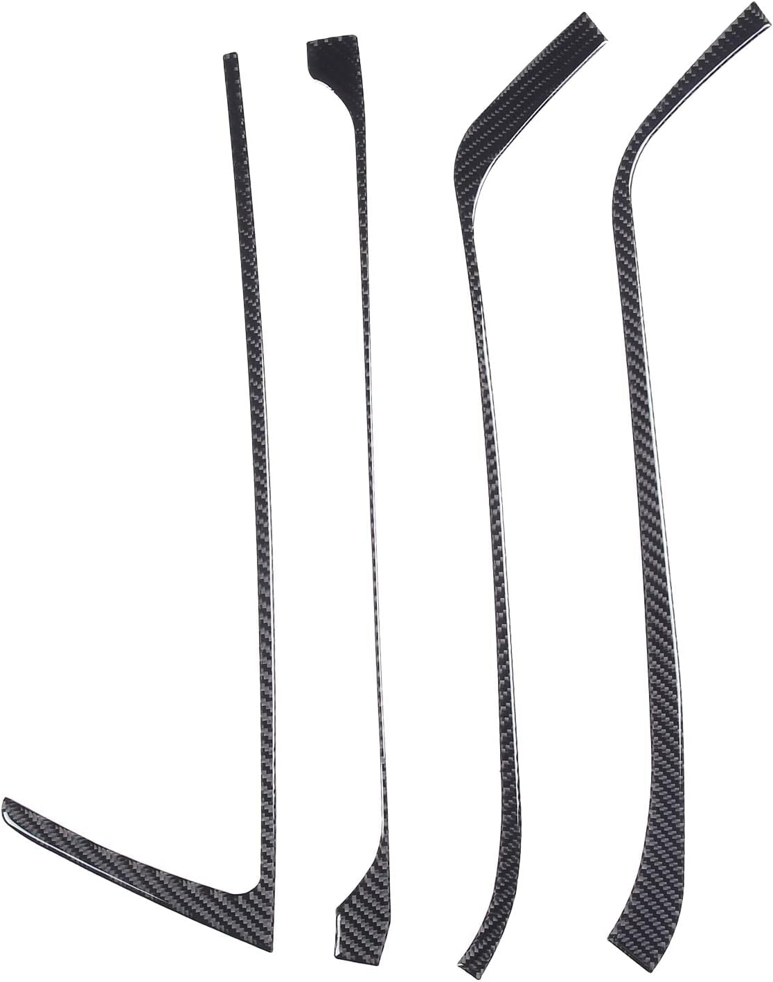 Cubierta de la caja de almacenamiento del panel de cambio de engranajes de control central, calcomanías de fibra de carbono suave para Chevrolet