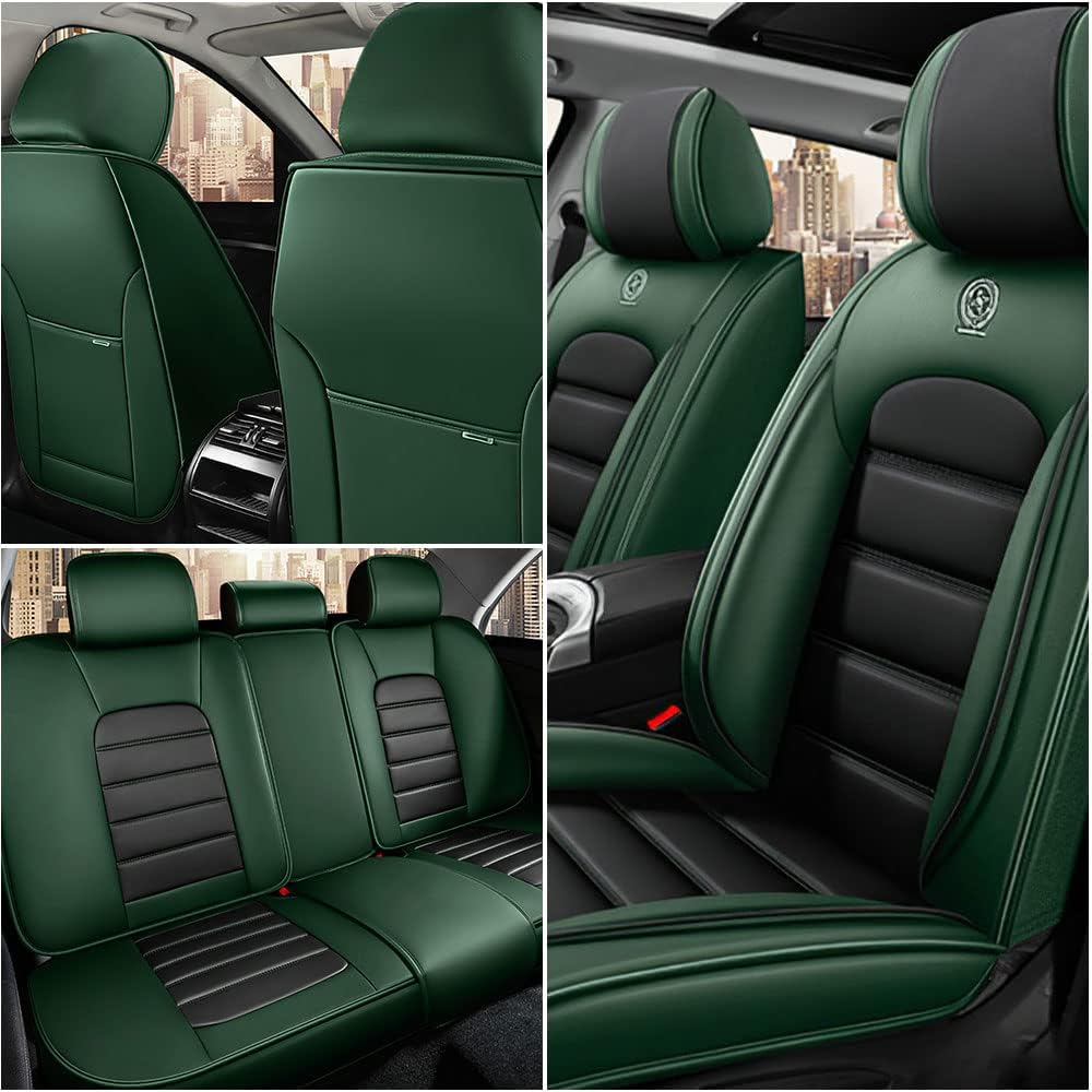 Fundas de asiento de automóvil para kia NIRO 2017-2025, impermeables, suaves, transpirables, de piel sintética, con bolsillos de almacenamiento