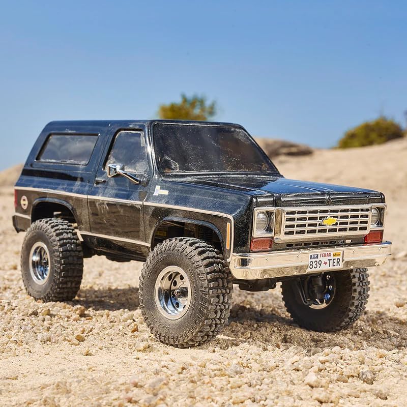 Helidirect FMS 124 FCX24 K5 Blazer RTR 4WD 5.0 mih Interruptor de 2 velocidades con transmisor RC de 2.4 GHz y receptor 2 en 1 – Juguete de control