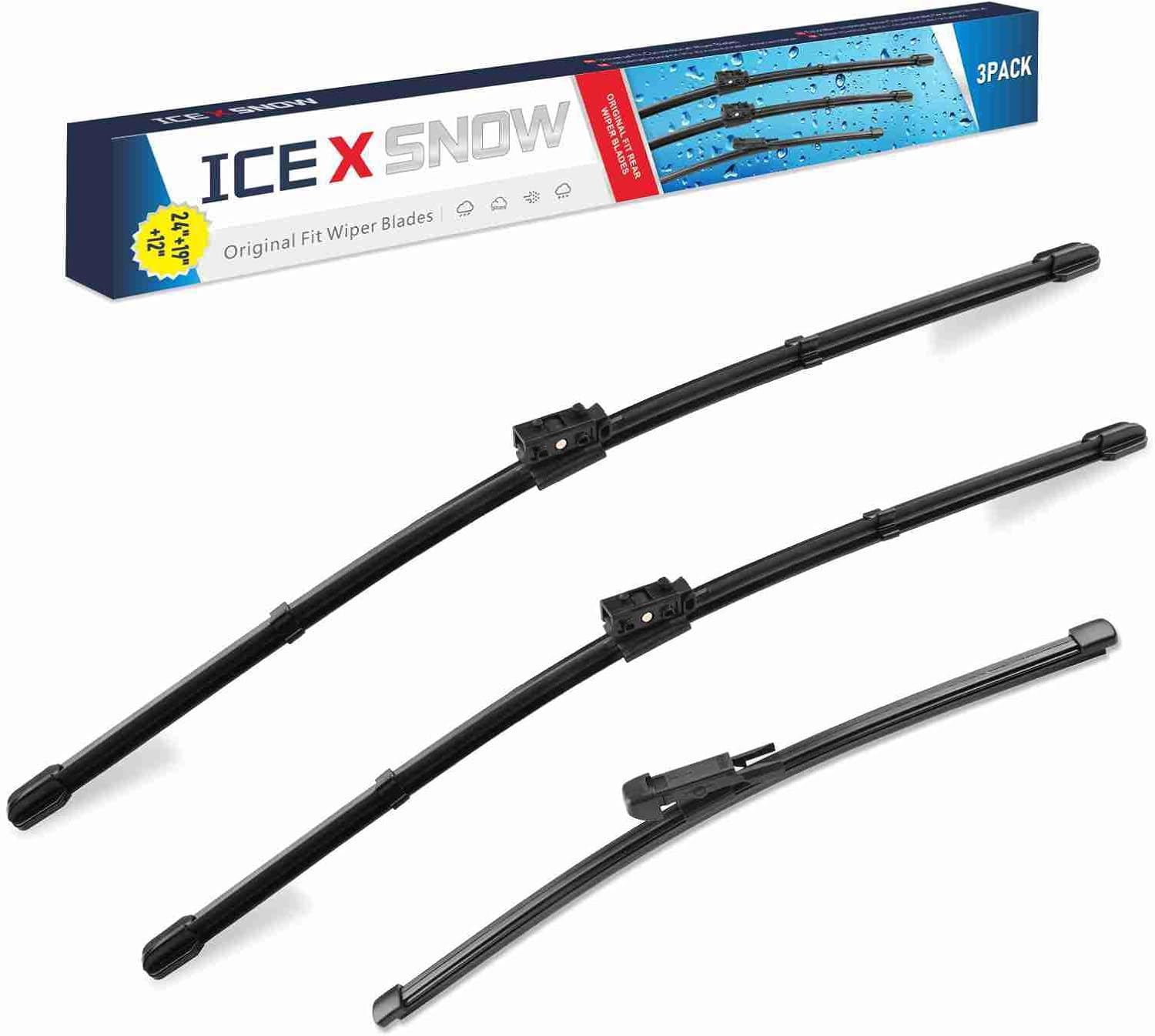 IceXsonw – Escobillas de repuesto para limpiaparabrisas Mercedes-Benz GLA250 2021 2020 2019 2018 2017 2016 GLA45 AMG 2016 2017 2018 2019 OEM calidad