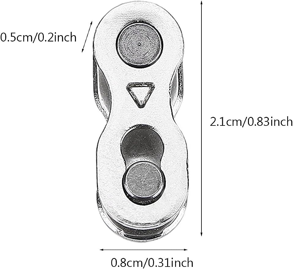 GLOGLOW 5 pares de eslabones para bicicleta, cadena de liberación rápida para bicicleta, conector mágico, 8910 velocidades como repuestos para